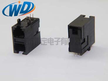 59全塑 2X1雙層 RJ11 6P6C 6P4C電話(huà)接口